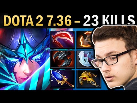 Phantom Assassin Gameplay Miracle with Manta and 23 Kills - Dota 7.36
