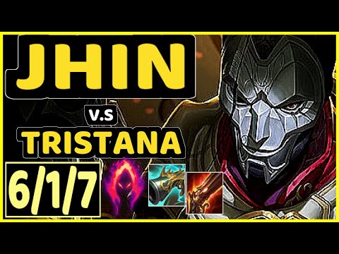 PIGLET (JHIN) vs TRISTANA - 6/1/7 KDA BOTTOM ADC GAMEPLAY - KR Ranked DIAMOND