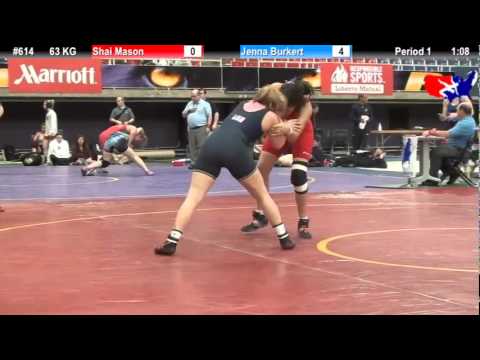 Last Chance Qual. 63 KG: Shai Mason (Jimmie Wrestling Club) vs. Jenna Burkert (NYAC/USOEC)