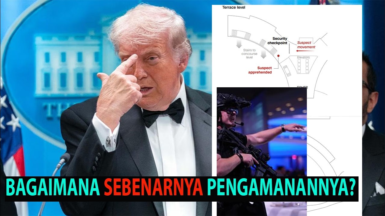 Penembakan Washington Hilton dalam Peta