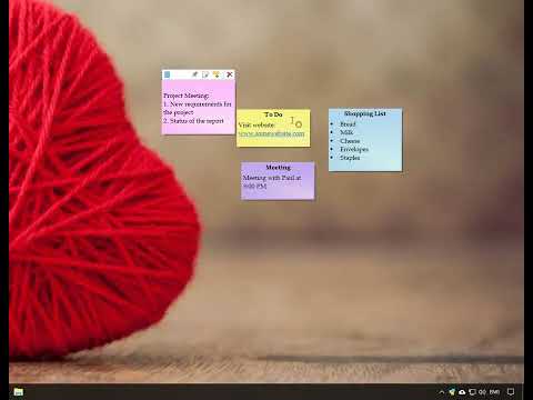 Changing Sticky notes fonts, color, skins & formatting text