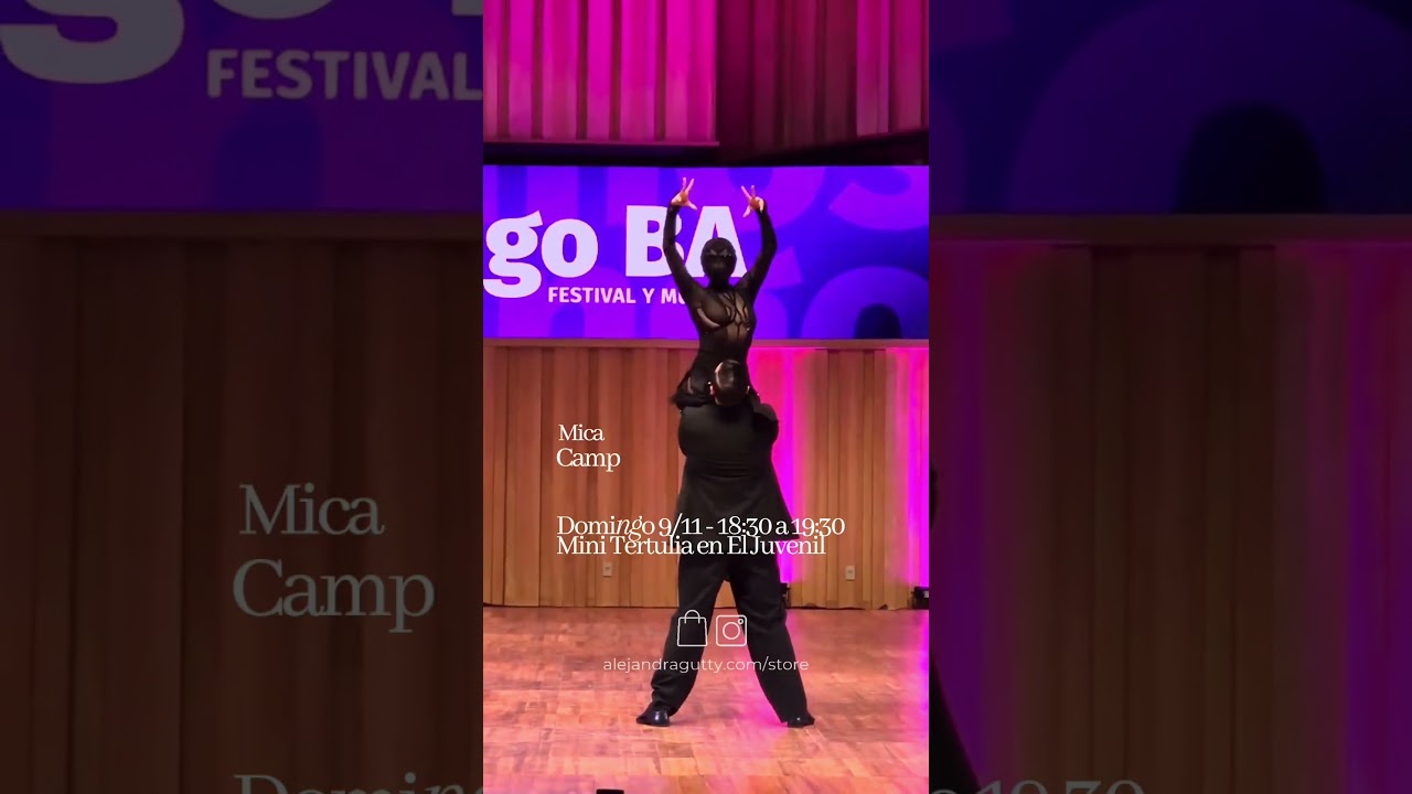 Campeones mundiales Tango Escenario 2025 —mini Tertulia con Alejandra Gutty.