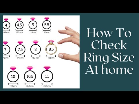 How to measure Ring size at Home?