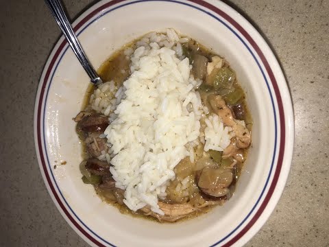 Chicken and Sausage Gumbo in the Instant Pot