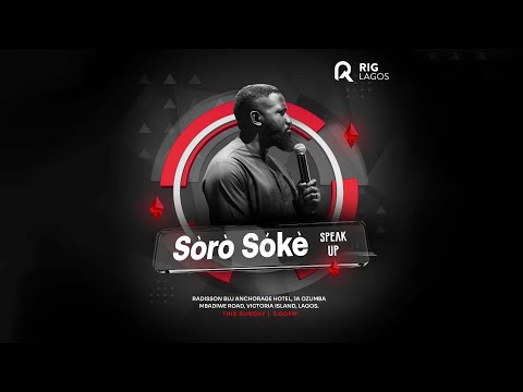 SORO SOKE -  SPEAK UP