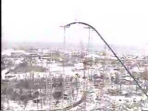 Construction video of Millennium Force 1999