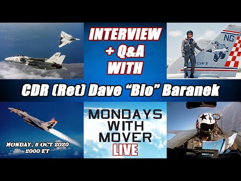TOMCAT RIO!  Interview with CDR (Ret) Dave "BIO" Baranek - Former TOPGUN F-14 TOMCAT RIO