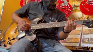Video thumbnail for Gibson ES-335 Satin Vintage Sunburst by G'CLUB TOKYO
