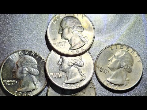 1964P DDO and D over D (Reverse) Washington Quarter error varieties found #coins #errorcoins