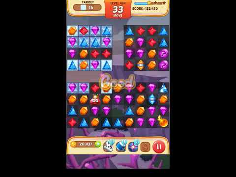 Jewel Match King Level 474 - Walkthrough ( No Booster )