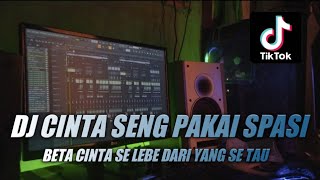 Download lagu DJ CINTA SENG PAKAI SPASI || BETA CINTA SE LEBE DARI YANG SE TAU VIRAL TIKTOK TERBARU 2021 mp3