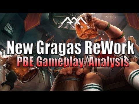 New Gragas Rework - PBE Gameplay - League of Legends