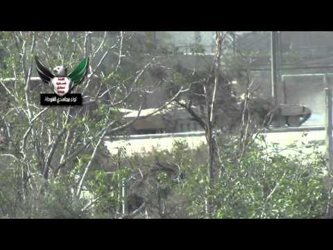 اشتباكات بين عناصر لواء مجاهدي الغوطة وقوات النظام على المتحلق الجنوبي