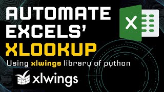 Automate Excel xlookup Like a PRO with python xlwings!