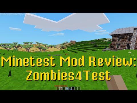 Minetest Mod Review: Zombies4Test