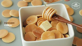 미니 팬케이크~ 팬케이크 시리얼 만들기 : Mini Pancakes, Pancake Cereal Recipe | Cooking tree