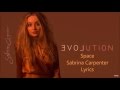 Space Sabrina Carpenter Lyrics