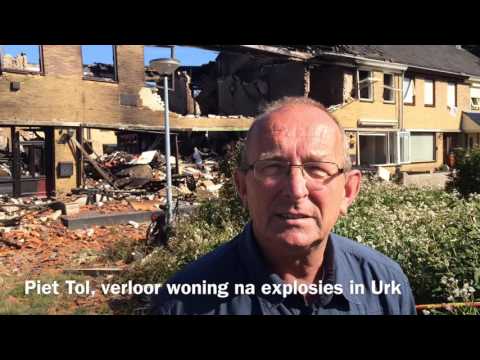 Urker Piet Tol na explosie