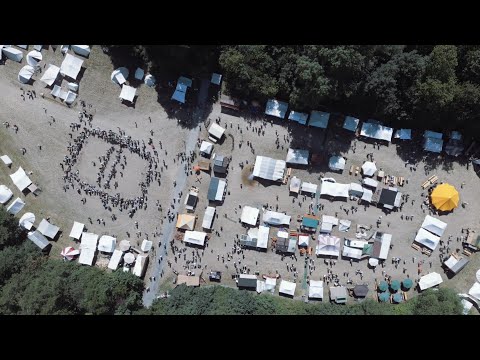 Mittelaltermarkt Oberurseler Feyerey - Drohnenüberflug Ursellis Historica - DJI Mini 3 Pro