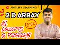 2D ARRAY 1 SHOT Important Java Programs Class 10 ICSE Computer