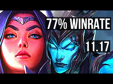 IRELIA vs KALISTA (MID) | 77% winrate, 5/1/2 | KR Diamond | v11.17