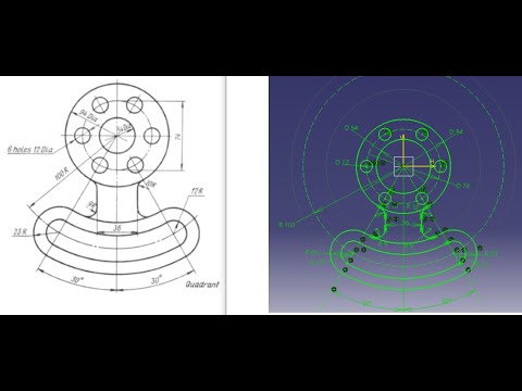 CATIA Training Course Exercises for Beginners   5  - Sketcher