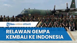26 Orang Kru Hercules yang Tergabung dalam Satgas Kemanusiaan Gempa Turki Akhirnya Tiba di Indonesia