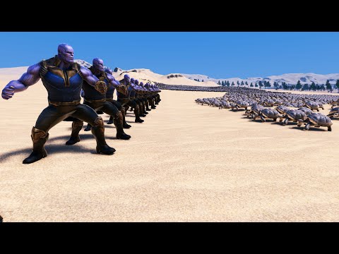 20 THANOS Vs 25,000 TURTLES ULTIMATE EPIC BATTLE SIMULATOR UEBS