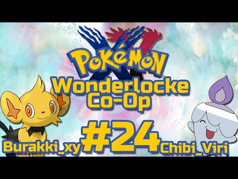 Pokemon XY Wonderlocke Co-Op with Chibi Viri - #24 Crushing the Gym