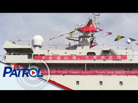 China navy training vessel nakadaong sa Maynila para sa friendly visit
