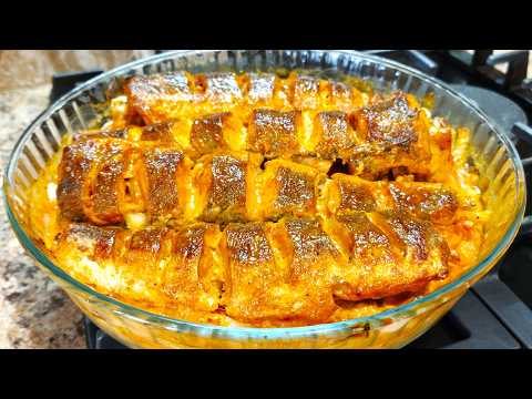 Baked Hake with Onion Butter Marinade