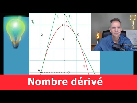 Savoir lire le nombre dérivé avec la tangente • En 5 min ! première mathématiques