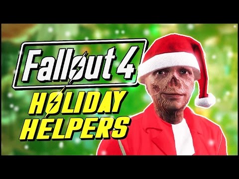 HOLIDAY HELPERS! | Fallout 4 Funny Moments (Christmas Mods)
