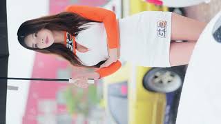 [직캠] 23 대천 모터쇼 폭우속에 레이싱모델 이송빈