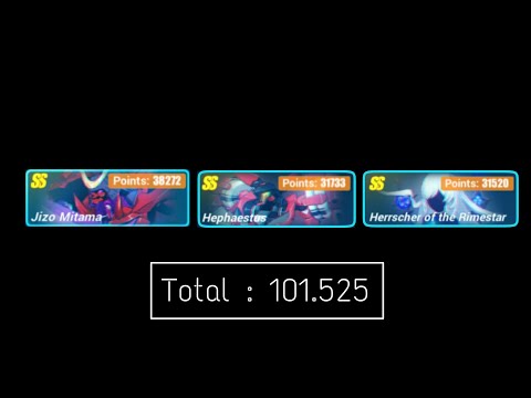 [Master] Memorial Arena Jizo, Rimestar & Hephaestus 101.525 Honkai Impact 3