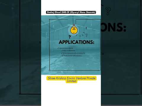 Godrej Gincol GMS-SE (Glyceryl Mono Stearate)