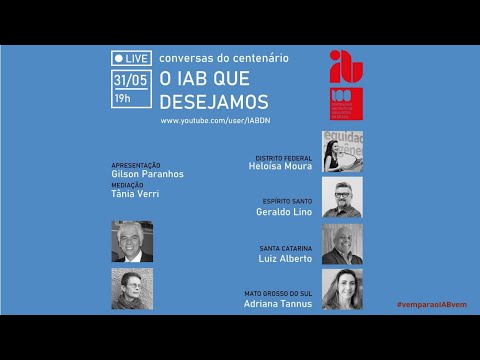 Live Conversas do Centenário - o IAB que desejamos