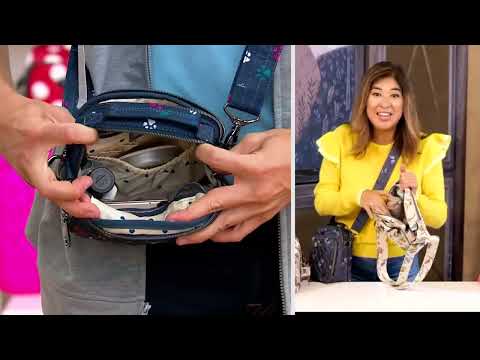 Lug RFID Crossbody with Charm Bar - Skeeter on QVC