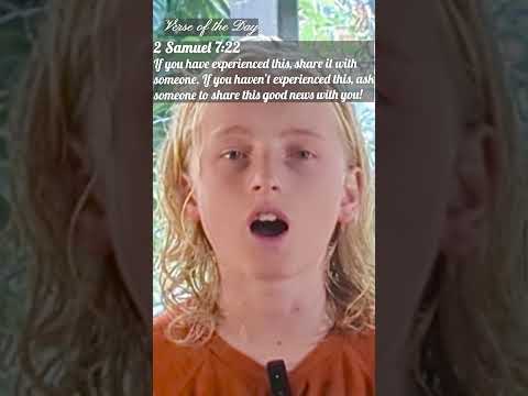 2 Samuel 7:22 - Verse of the Day