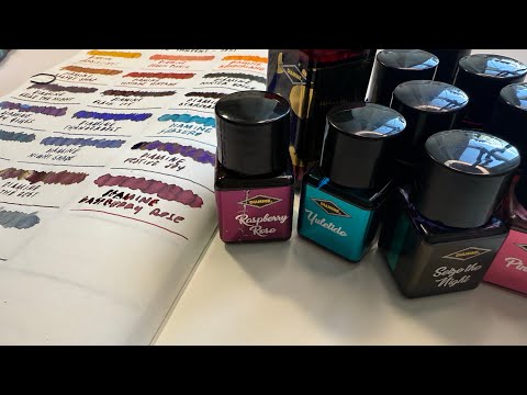 Diamine Ink Swatching - Diamine Inkvent 2021