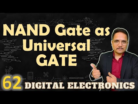 NAND as universal GATE Logic GATEs in Digital Electronics NANDGate NANDGateAsUniversalGate