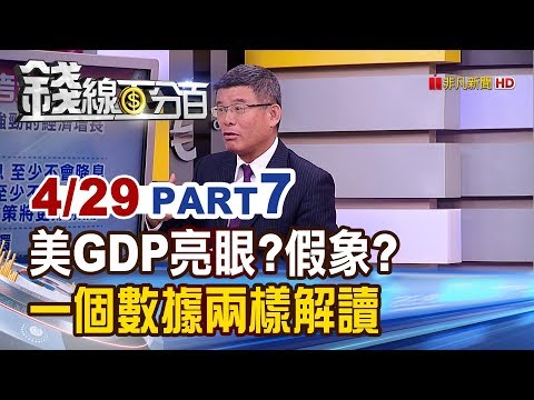 【錢線百分百】20190429-7《美GDP弦外之音? 美國首季GDP藏玄機 市場疑慮說給Fed聽?》 Video