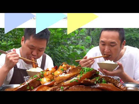 wow cook pork recipe in big family - Amazing video