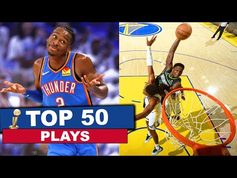 Top 50 Plays of the 2025 NBA Playoffs🔥