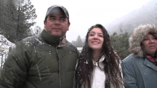preview picture of video 'Blanquea la nieve Sierra de Arteaga'