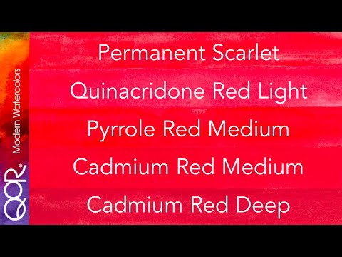 Warm Reds of QoR - Swatching the FULL range of QoR Ep.4