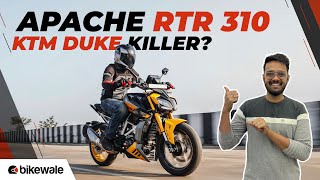 TVS APACHE RTR 310 Review | Should You Buy It Over KTM DUKE 250? | Mileage Tested | BikeWale