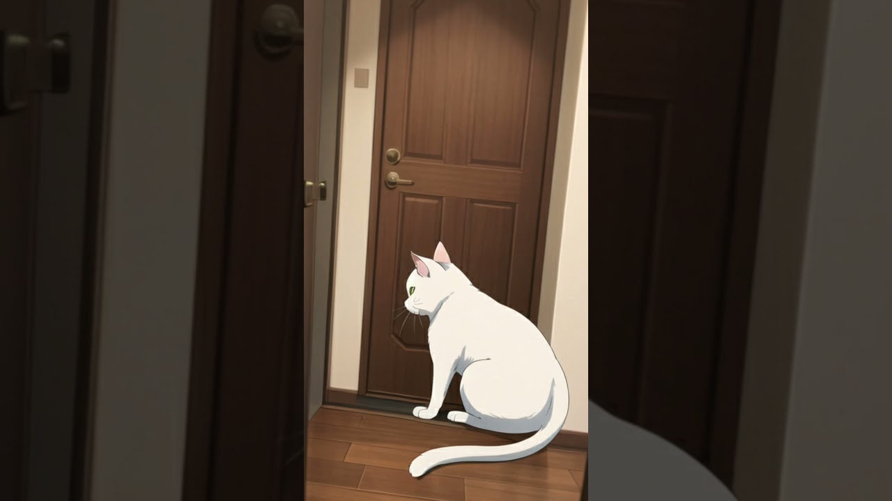 恐怖のあまり腰をぬかす猫