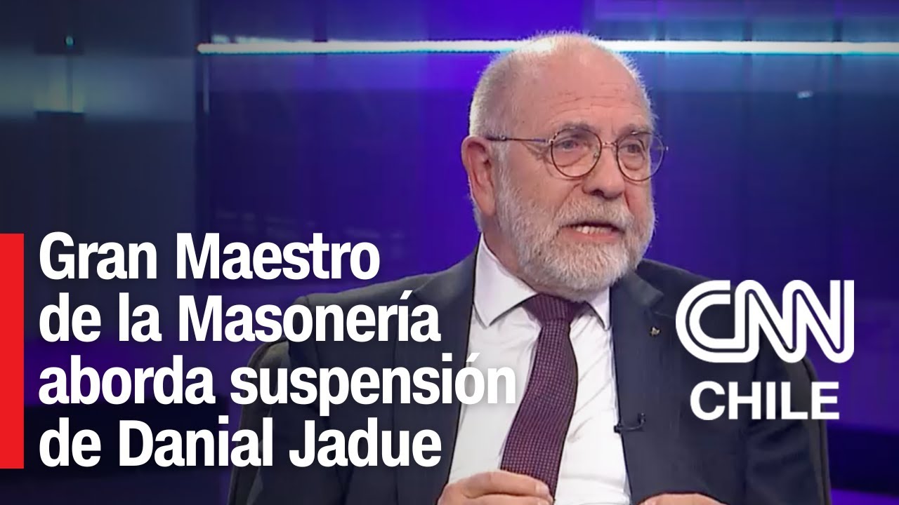 Gran Maestro de la Masonería explica suspensión de derechos masónicos de Daniel Jadue