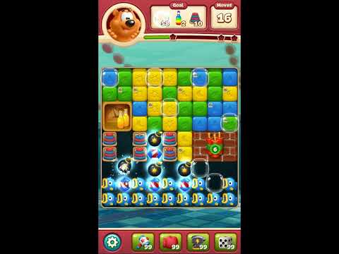 Toon Blast Level 7961 - NO BOOSTERS 🐻🐺🐱 | SKILLGAMING ✔️